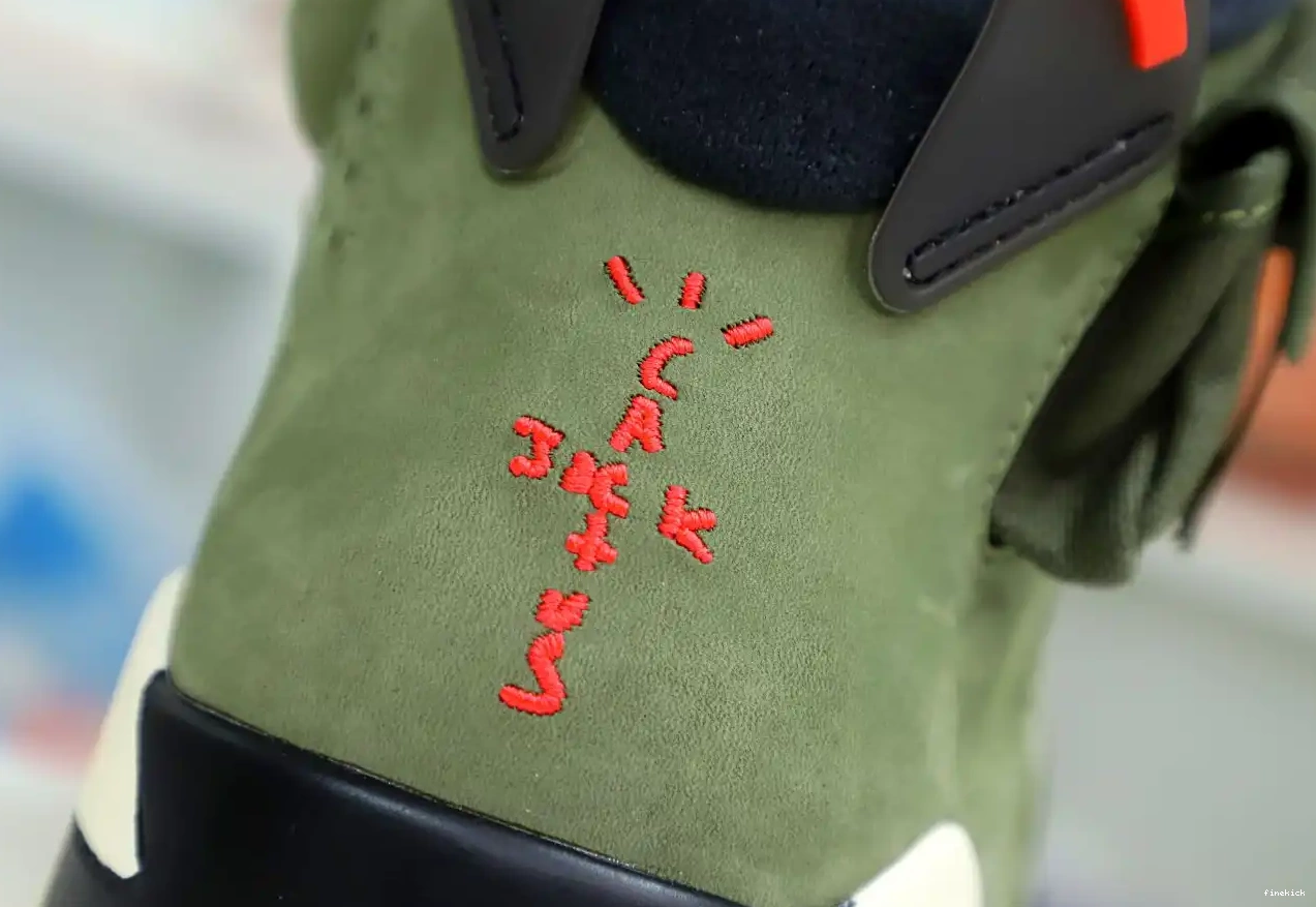 6 JORDAN SCOTT 'OLIVE' X RETRO TRAVIS AIR 0423